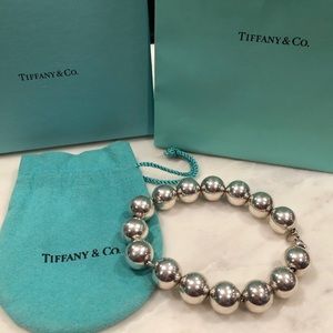 Tiffany & Co Sterling Silver Large Ball Bracelet